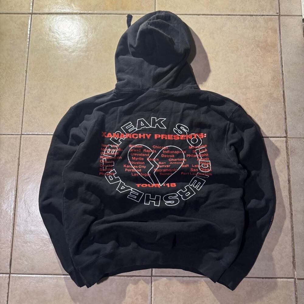 Lil xan black xanarchy hoodie Size S in Mens